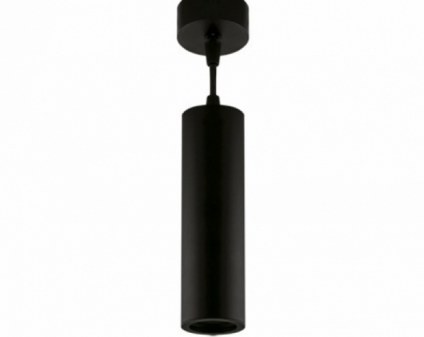 Strühm Wespa henger alakú GU10 foglalatú fekete színű ø60 mm függesztett lámpa 