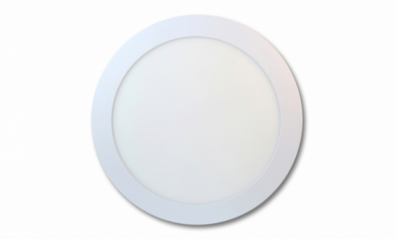 EcoLight 18 W-os falon kívüli natúr fehér, kör alakú LED-es mennyezetlámpa 