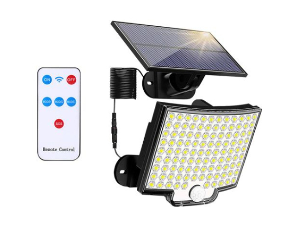 MasterLED Solar LED 10W-os lámpa mozgásérzékelővel és alkonykapcsolóval 