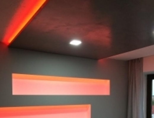 Penthouse lakás megvilágítása LED-ekkel Szegeden
