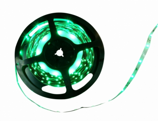 LEDmaster Prémium 30 LED/méteres 12 V-os beltéri zöld LED szalag 5 m/ tekercs 