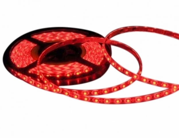 LEDmaster Prémium 60 LED/méteres 12 V-os vízálló piros 5050 LED szalag 5m/ tekercs 