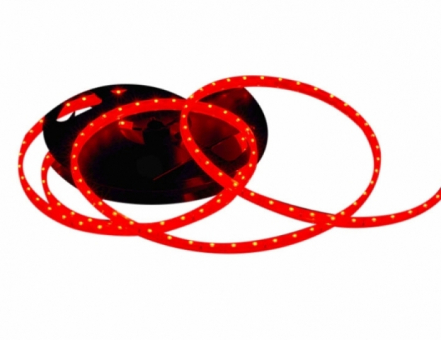 LEDmaster Prémium 66 LED/méteres 12V-os vízálló piros élvilágító LED szalag