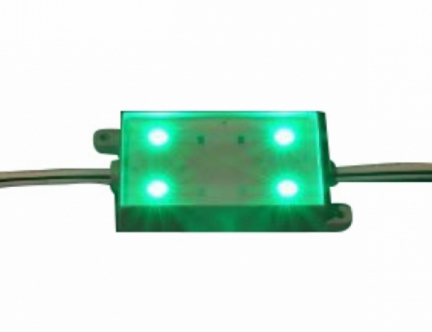 LEDmaster Prémium 4 LED/db 12 V-os vízálló zöld LED modul 