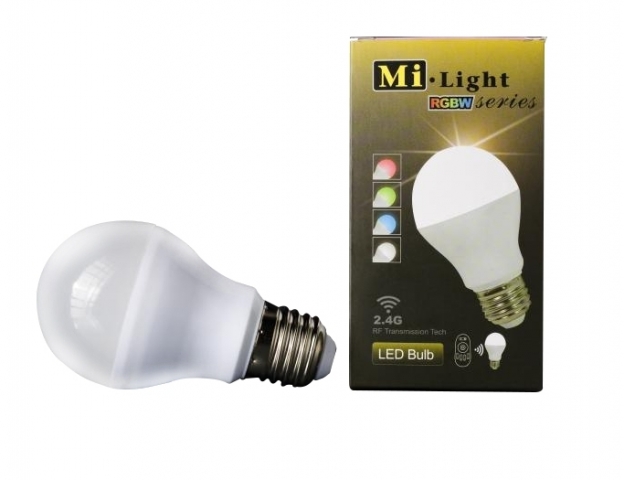 Mi-Light E27-es foglalatú 6W-os izzó RGBW 