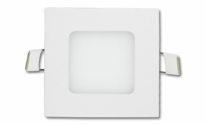 MasterLED Proma 6 W-os süllyesztett hideg fehér, négyzet alakú LED-es mennyezetlámpa 