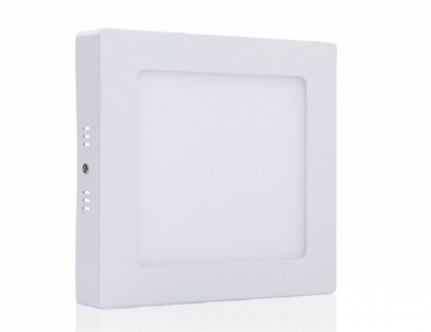 Falon kívüli LED-es mennyezeti lámpa négyzet 18W-NW+inverter