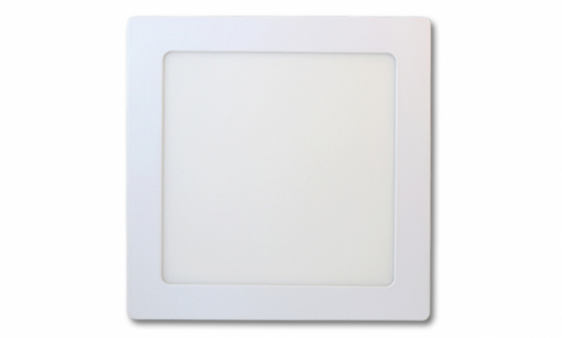 MasterLED Proma 12 W-os falon kívüli natúr fehér, négyzet alakú LED-es mennyezetlámpa 