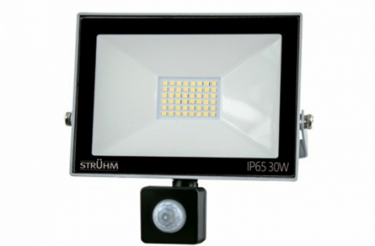 Strühm Kroma 30 W-os mogásérzékelős natúrfehér LED reflektor