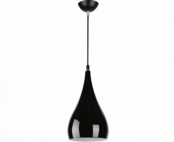 Strühm Justa E27 foglalatú fekete színű ø160 mm függesztett lámpa 