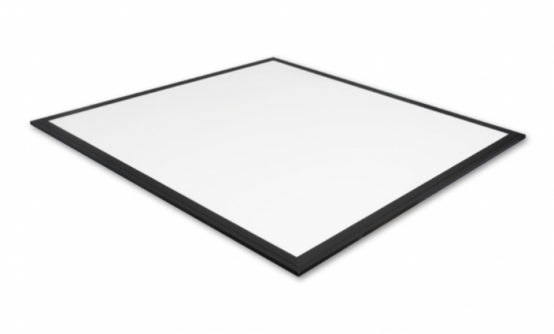 MasterLED 60 x 60-as süllyesztett 40 W-os natúr fehér LED panel fekete kerettel 