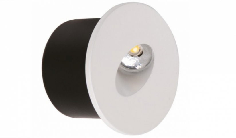 Strühm Yakut kör alakú, natúr fehér, fehér beltéri LED-es lépcső világítás 
