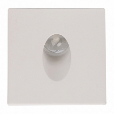 Strühm Zumrut négyzet alakú, natúr fehér, fehér beltéri LED-es lépcső világítás