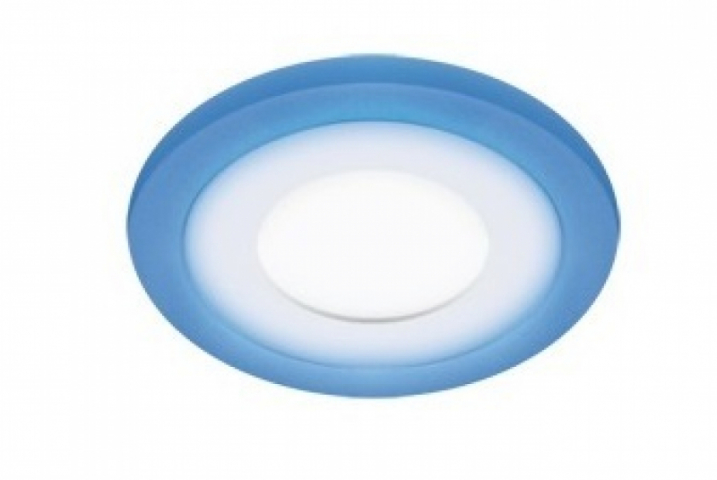 Strühm Alina 3W+3W-os süllyesztett natúr fehér, fehér színű kör alakú LED-es mennyezetlámpa