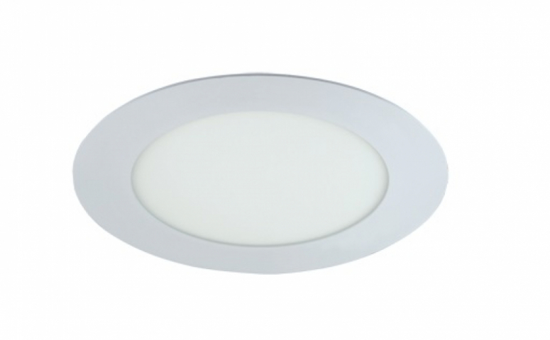 Strühm Slim 6 W-os süllyesztett meleg fehér, fehér színű kör alakú LED-es mennyezetlámpa 