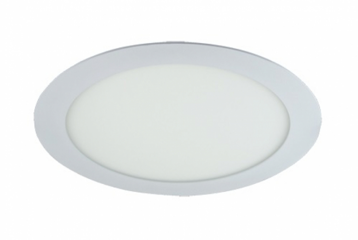 Strühm Slim 18 W-os süllyesztett hideg fehér, fehér színű kör alakú LED-es mennyezetlámpa