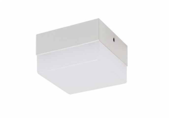 Strühm Robin 6 W-os falon kívüli natúr fehér, fehér színű négyzet alakú LED-es ...