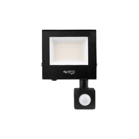 MasterLED Tiga 30 W-os natúrfehér mozgásérzékelős LED reflektor
