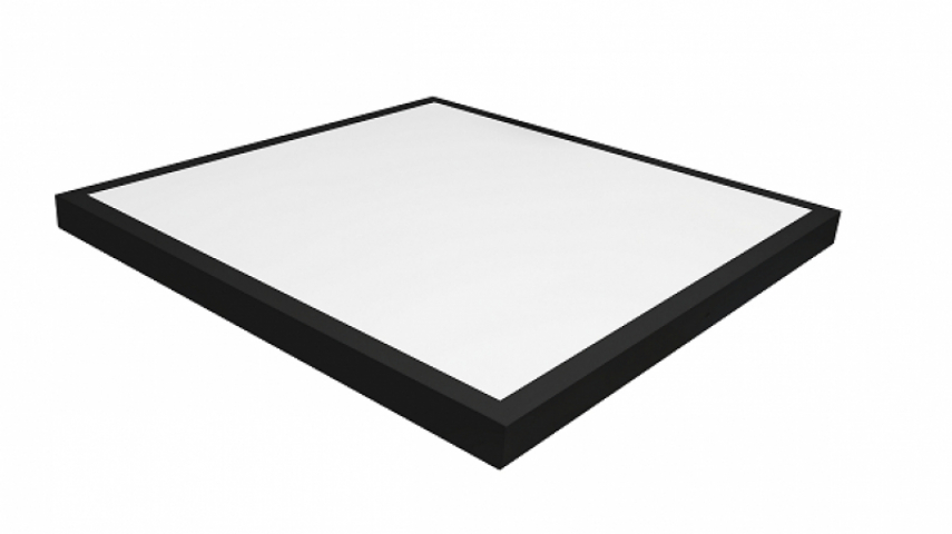 MasterLED  60 W-os szögletes 60x60 cm natúr fehér, fekete keretes led panel 