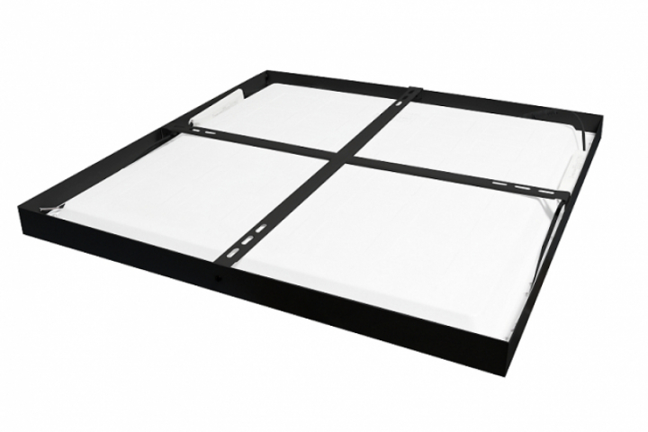 MasterLED  60 W-os szögletes 60x60 cm natúr fehér, fekete színű led panel