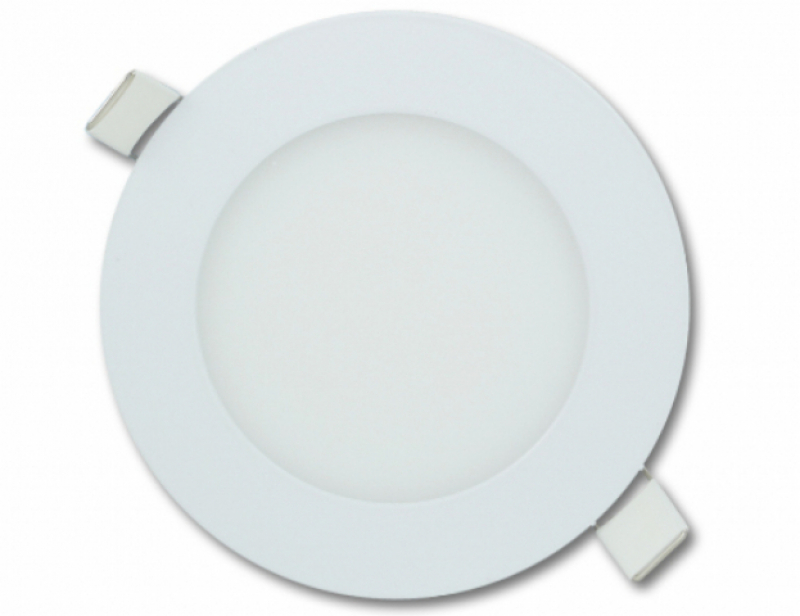 EcoLight 6 W-os süllyesztett natúr fehér, kör alakú LED-es mennyezetlámpa 