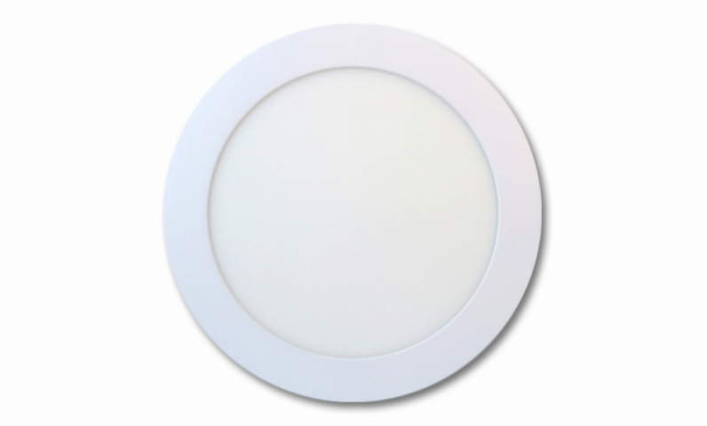 EcoLight 6 W-os falon kívüli natúr fehér, kör alakú LED-es mennyezetlámpa 