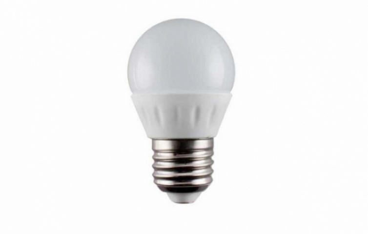 EcoLight E27-es foglalatú 10 W-os LED-es izzó meleg fehér kisgömb 