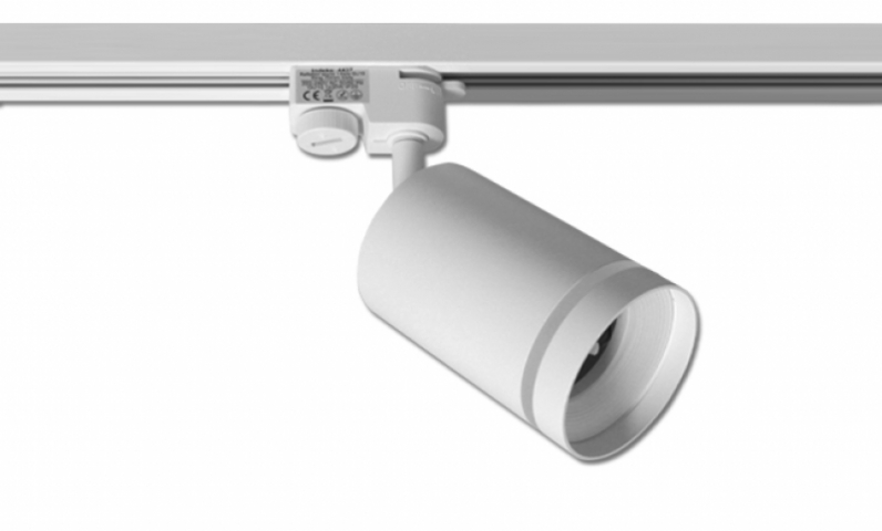 MasterLED Ring fehér sínre szerehető lámpa keret, GU10-es foglalattal