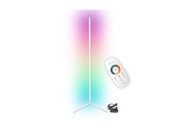 MasterLED RGB 140 cm-es, fehér színű állólámpa 