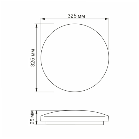 Videx Toma 24 W-os ø326 mm kör alakú natúr fehér mennyezeti lámpa IP44-es védettségű
