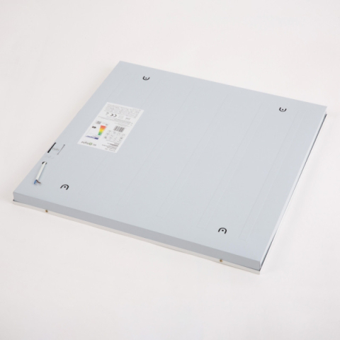 EcoLight szögletes 60x60 cm natúr fehér, fehér színű 2 az 1-ben falon kívüli és süllyeszthető led panel