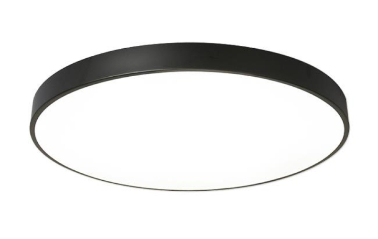 MasterLED Vesna 50 W-os ø500 mm fekete színű kerek natúr fehér mennyezeti lámpa IP20-as ...