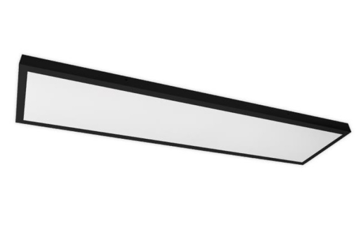 MasterLED 60 W-os natúr fehér 300x1200 falon kívüli fekete LED panel
