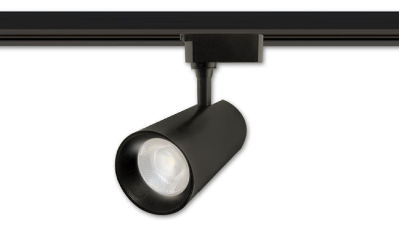 MasterLED Piko sínre szerelhető 10 W-os 4000K fekete színű lámpa 