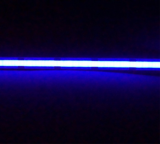EcoLight COB led szalag kék színben 480 lm/méter, 9 W/méter, 12 V, IP20, 5m / tekercs