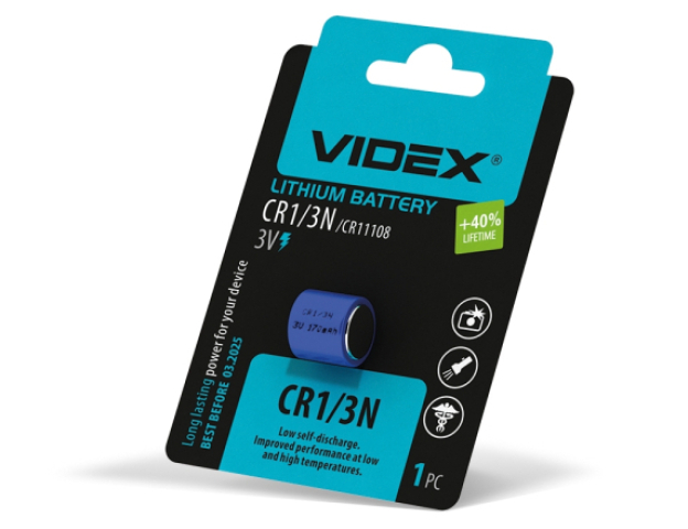 Videx CR1/3N 170mAh akkumlátor 1db/ csomag 
