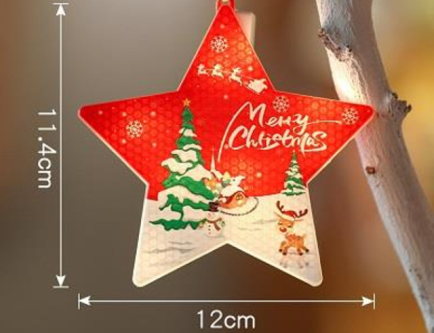 MasterLED karácsonyi csillag alakú dísz 11,5cm-es, 2700K 