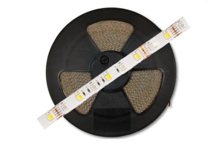 EcoLight 60 Led/méteres 12 V-os beltéri RGB + CCT led szalag 5 m / tekercs 
