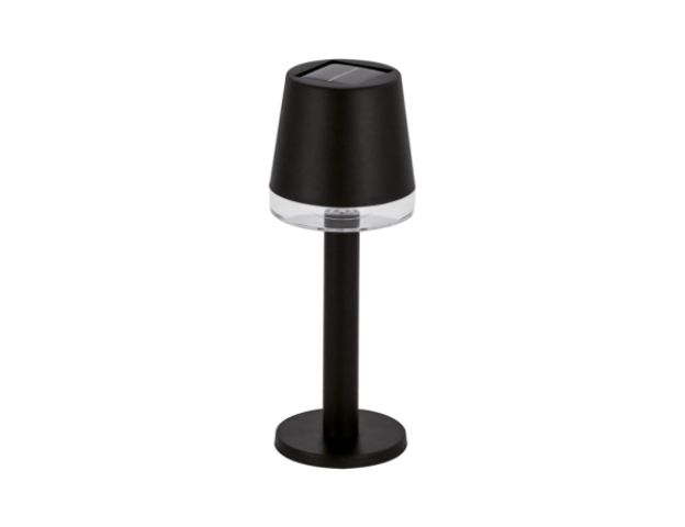 Strühm Tulia 0,2W-os fekete színű napelemes asztali lámpa 