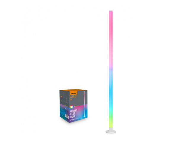 Videx 10W-os RGB+W 150 cm-es állólámpa 