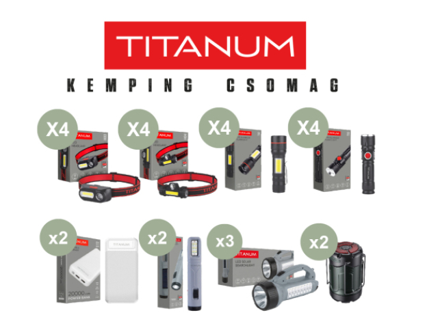 Titanum kemping csomag akció 
