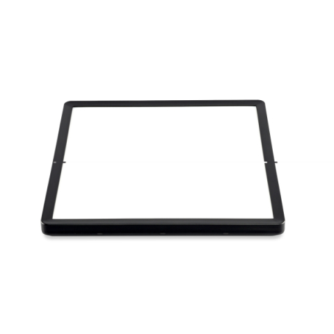 Videx 18 W-os ø292 mm fekete színű négyzet alakú natúr fehér mennyezeti lámpa