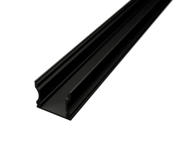 Ledprofiles 2 méteres fekete színű felületre szerelhető aluprofil LP102 