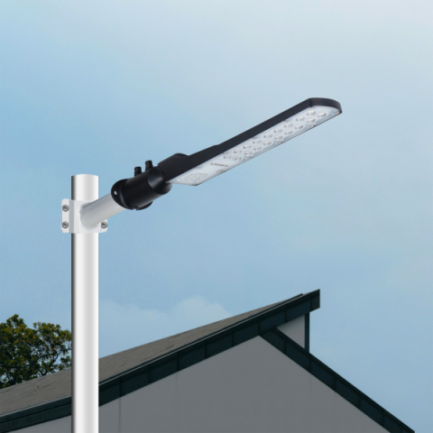 Videx LED forgatható 50 W-os fekete színű LED utcai lámpa 5000K, IP65