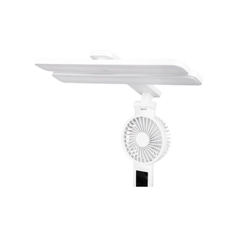 MasterLED Summer 9W-os asztali lámpa beépített ventilátorral, 3000-6500K, fehete