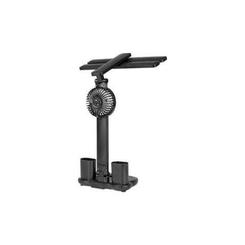 MasterLED Summer 9W-os asztali lámpa beépített ventilátorral, 3000-6500K, fekete
