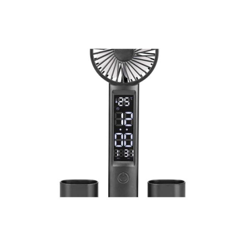 MasterLED Summer 9W-os asztali lámpa beépített ventilátorral, 3000-6500K, fekete