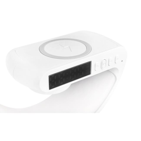 MasterLED QI 5W-os RGB, újratölthető asztali lámpa beépített hangszóróval