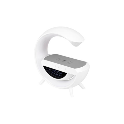 MasterLED QI 5W-os RGB, újratölthető asztali lámpa beépített vezeték nélküli telefontöltővel