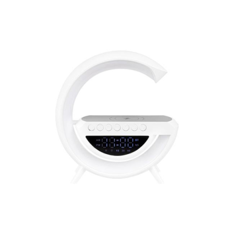 MasterLED QI 5W-os RGB, újratölthető asztali lámpa beépített vezeték nélküli telefontöltővel